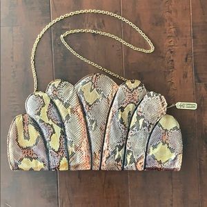 Original Caprice 80s Vintage Snakeskin Clutch/bag